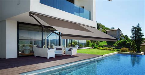 retractable awnings  winter complete blinds