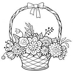 coloring pages flowers coloring pages