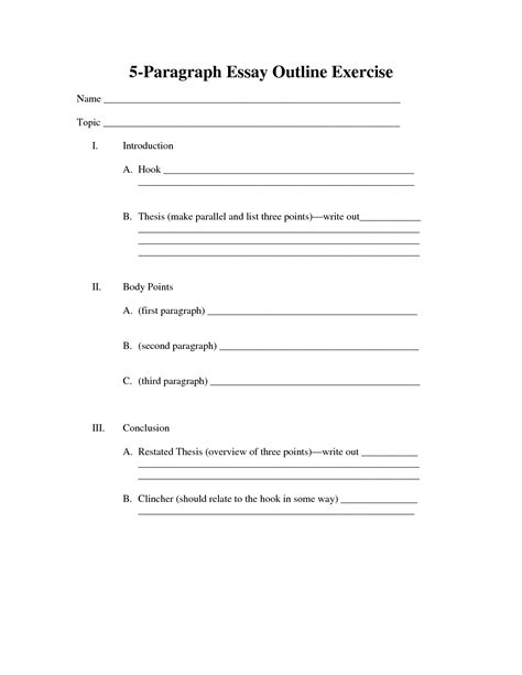 images  outline  introductory paragraph worksheet
