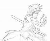 Asbel Lhant Fight Tales Graces Coloring Pages sketch template