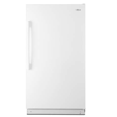 whirlpool 24 7 cu ft upright freezer white in the upright freezers