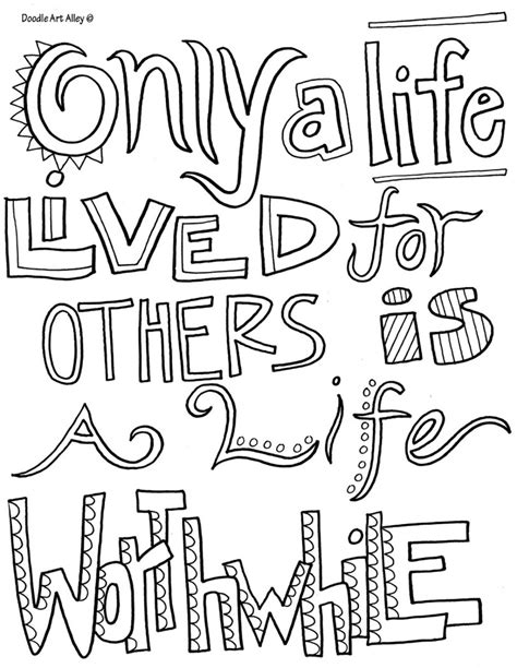 life quotes coloring pages printable quotesgram