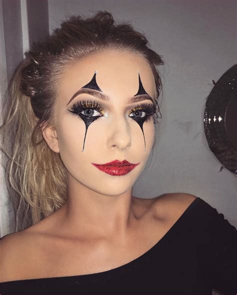 fein  halloween schminken einfach halloween makeup clown halloween makeup pretty cute