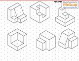 Isometric Drawing Vistas Ejercicios Perspectiva Isometrica Oblique Figuras Drawings Cube Caballera Con Dibujo Partir Tecnico Paper Vista Hacer Para Isometricas sketch template