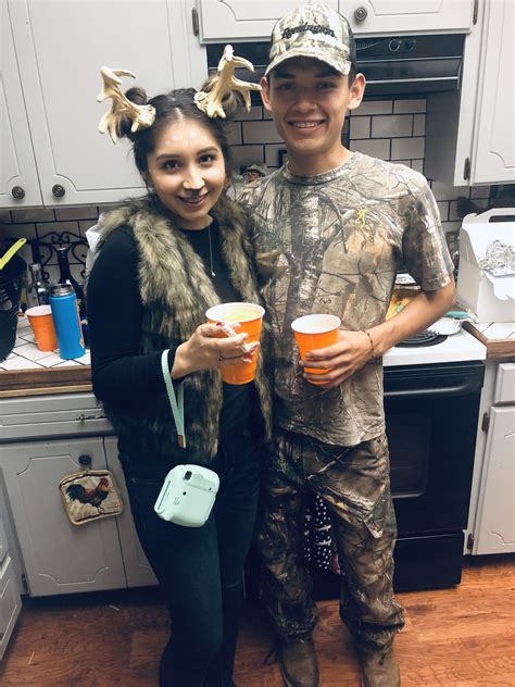 couples deer and hunter costume costumezb