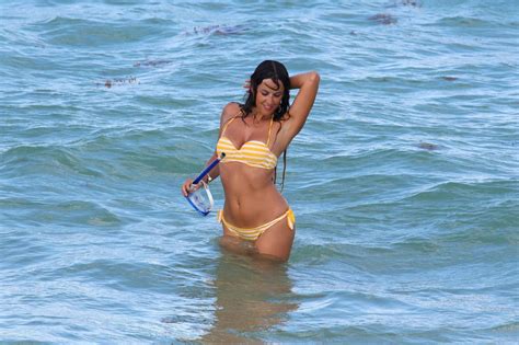 claudia romani bikini photos on the beach in miami
