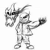 Undertale Colorear Blaster Gaster Ih0 Coloriages Coloringhome sketch template