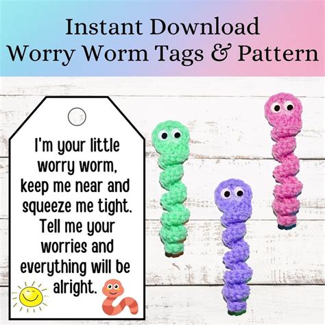 worry worm poem printable templatesiesanfelipeedupe