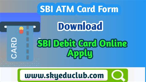 घर बैठे एटीएम कैसे बनाएं Sbi Atm Card Apply Form 2022 Pdf Download