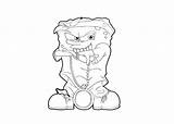 Coloring Pages Granny Getcolorings Gangster sketch template