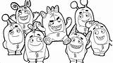 Oddbods Booba Colorear Wonder Thinknoodles Coloringpages Coloringhome sketch template