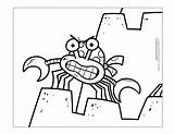 Crab Ocean Claws Scans Wielding sketch template