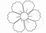 Flower Petals Coloring Template Pages Lotus sketch template