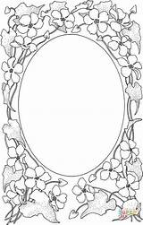 Coloring Frames Frame Pages Printable Colouring Supercoloring Parchment Craft Choose Board Decorations Select Category Blank Small sketch template