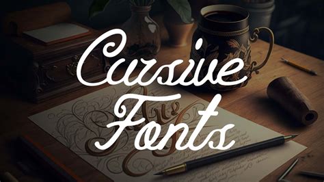 cool cursive fonts