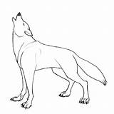 Wolf Howling Coloring Pages Drawing Head Moon Wolves Step Printable Easy Sketches Anime Line Drawings Lineart Wolfs Sitting Draw Simple sketch template