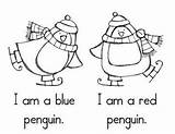 Penguin Emergent Reader sketch template