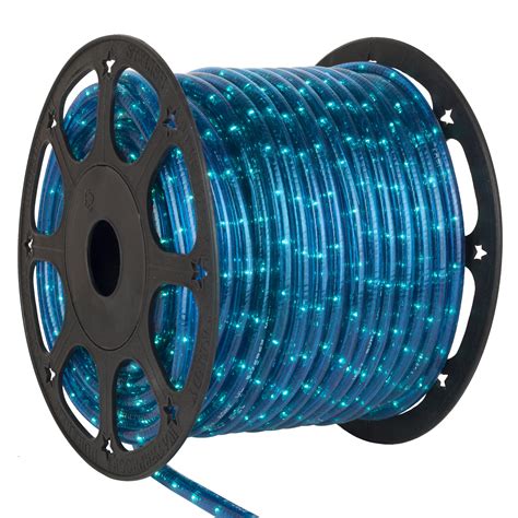 volt rope lights  blue chasing rope light commercial spool
