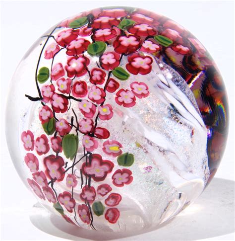 Art Glass Flower Paperweight From Kela S A Glass Gallery On Kauaii