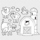 Coloring Poultry Farm Book Clipart Goat Farming Child Animal Baby Transparent Background Live Hiclipart sketch template