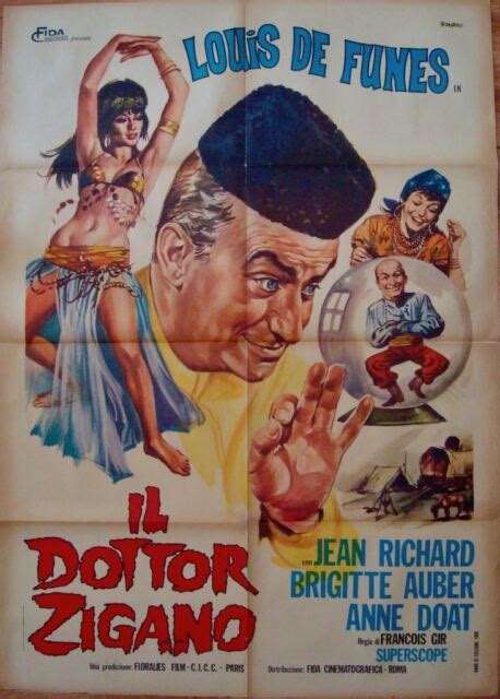 Mon Pote Le Gitan Italian 2f Movie Poster 39x55 Louis De Funes 1969