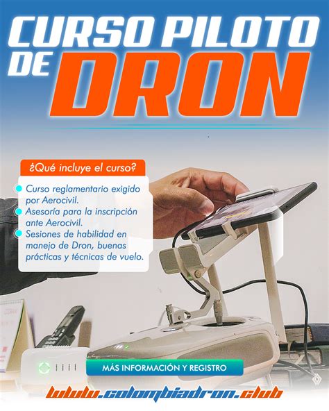 curso piloto de drones colombia dron club
