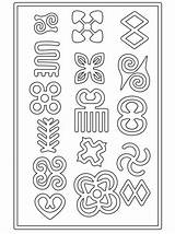 Adinkra Symbols Coloring Pages Printable African Africa Color Colouring Supercoloring Pattern Patterns Categories Printables Choose Board sketch template
