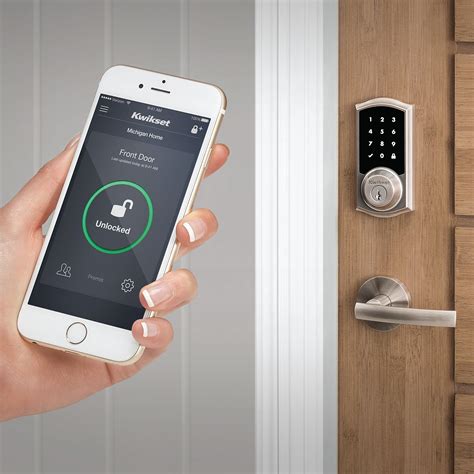 kwikset   premis traditional arched touchscreen keyless entry smart lock apple homekit