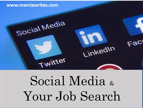 social media  job search marcie writes