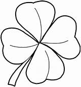 Shamrock Coloring Pages Print Sheets Printable Clover Leaf Four Trinity Choose Board Template sketch template