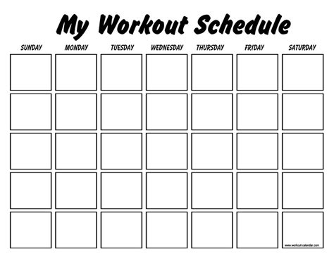 professional workout template format excel word   excel tmp