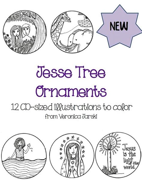 paper dali brand  jesse tree ornaments  advent  printables