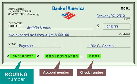How To Find Your Checking Account Routing Number Bank Of America