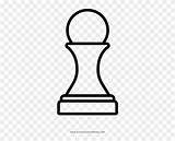 Ajedrez Peon Chess Pawn Pngfind sketch template