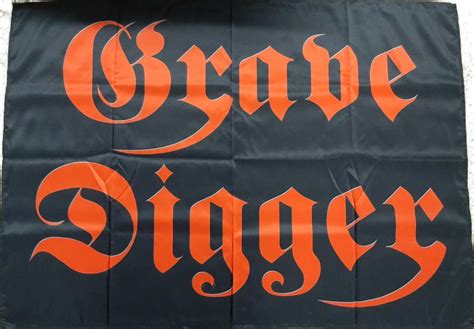 grave digger logo posterflagge