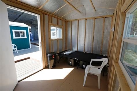 homeless greet oakland s new tuff sheds with hesitation hope