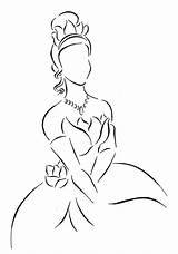 Disney Princess Outline Tiana Drawing Drawings Outlines Silhouette Lineart Deviantart Character Draw Characters Tattoo Line Sketches Princesses Pixar Stilizzate Simple sketch template