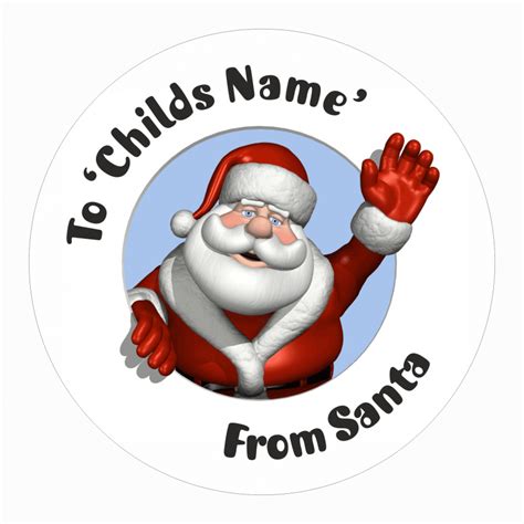 santa christmas present label school stickers  teachers