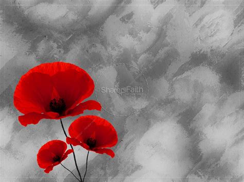 remembrance day church powerpoint template