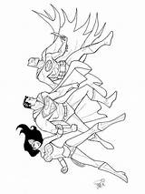 Coloring Pages Justice League Printable sketch template