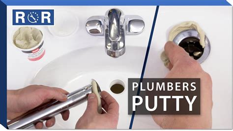 plumbers putty repair  replace youtube