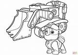 Paw Patrol Coloring Rubble Bulldozer Pages Search Supercoloring Again Bar Case Looking Don Print Use Find sketch template