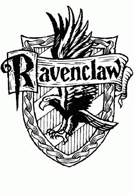 harry potter ravenclaw coloring pages clip art library