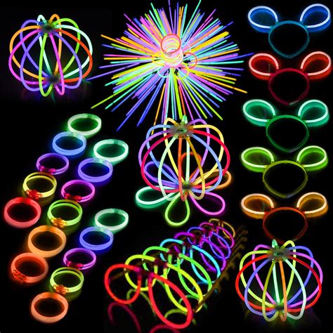 500pcs glow sticks led light up party favors bulk glow in the dark