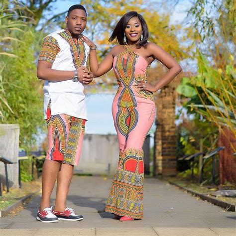 Dazzling African Print Matching Outfits Worth A Try With Your Partner