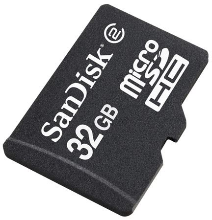 sandisk  start shipping gb microsdhc memory cards