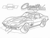 Coloring 60s Stingray sketch template