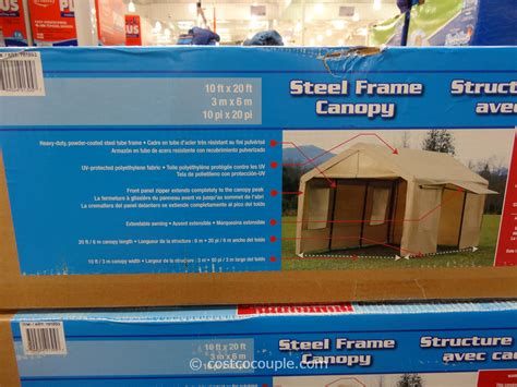 steel frame canopy  side walls