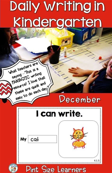 kindergarten writing activities writing prompts journals december