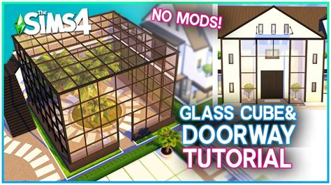 sims  tutorial mod    build glass cubes  kate